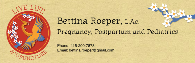 Live Life Acupuncture, Bettina Roeper, Pregnancy & Pediatrics